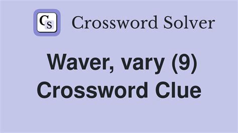 vary crossword clue